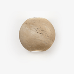 Travertine Globe Wall Sconce – Natural Stone Ambient Lighting