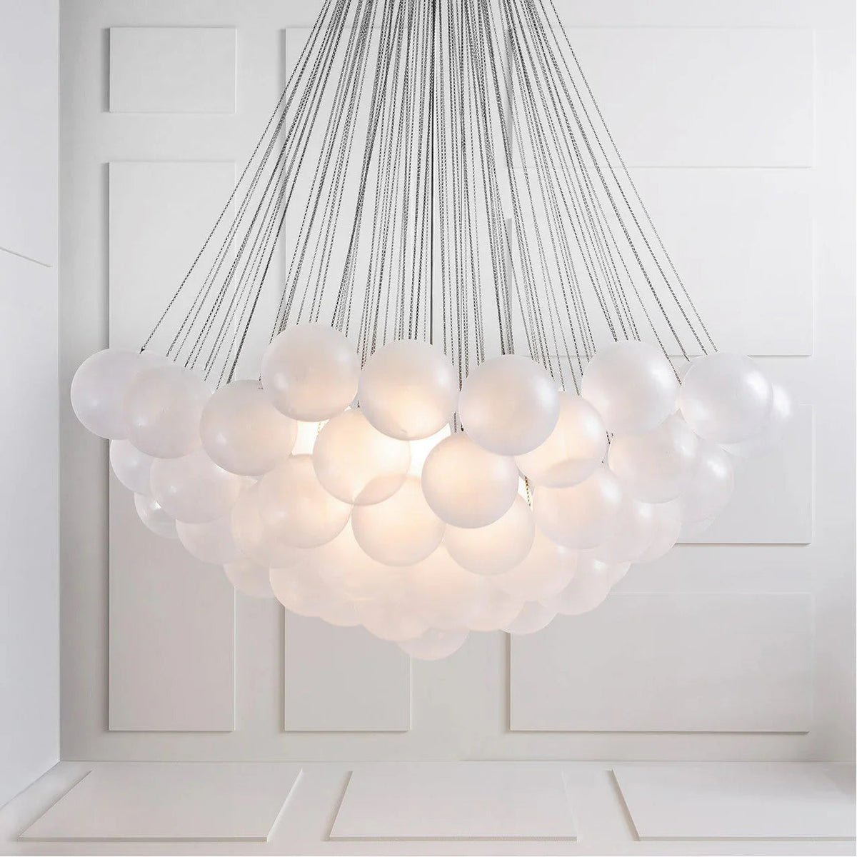Aqua Sphere Chandelier