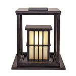 Modern Square Outdoor Pillar Lights for Courtyards and Villas