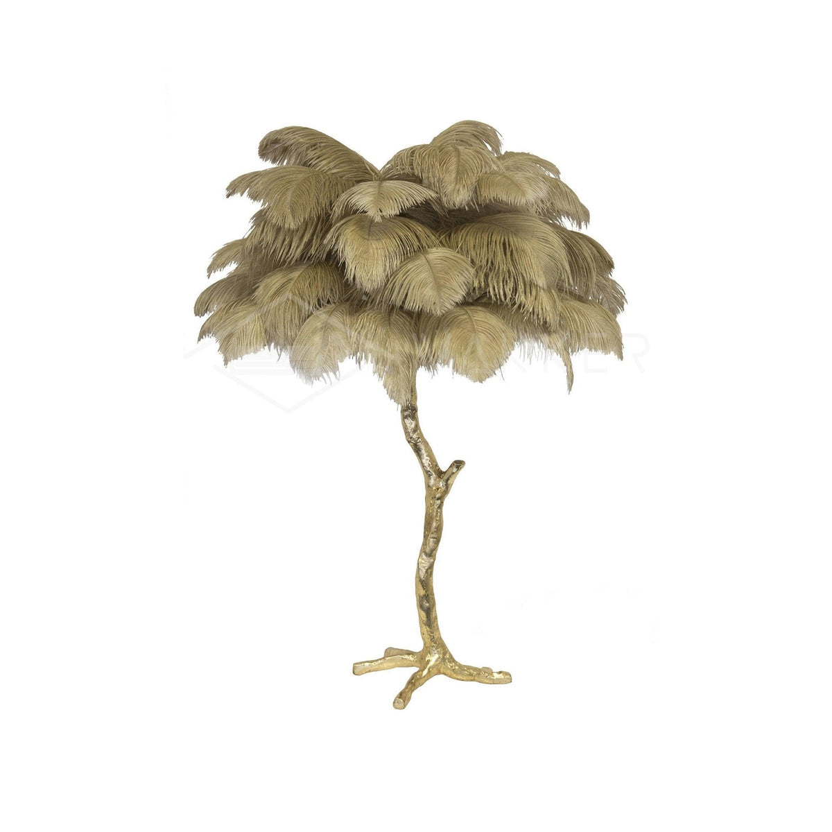 Feathered Elegance Table Lamp