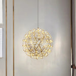 Silver Luster Ball Pendant Light