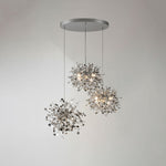 Luminex Modern Cloud Pendant Light – Designer Stainless Steel Chandelier