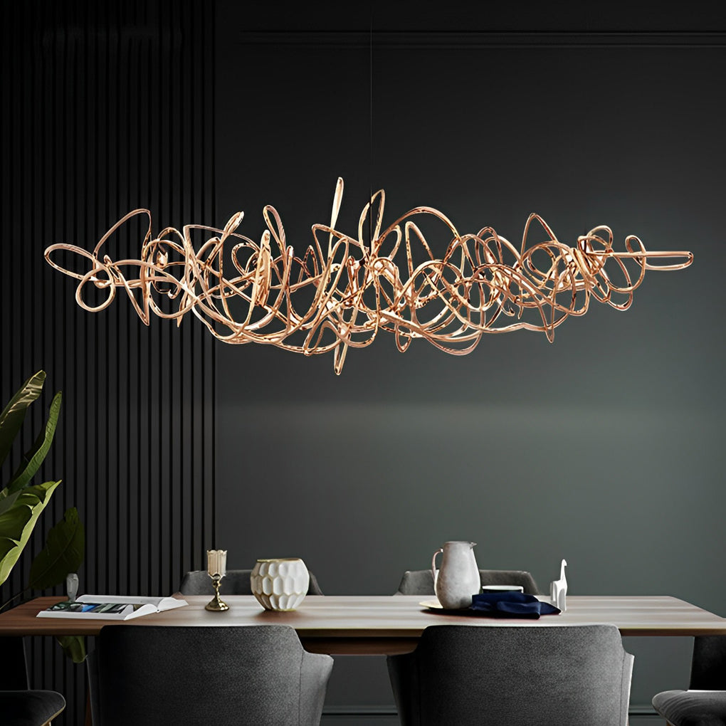 Irregular Led Chandelier Ha084934