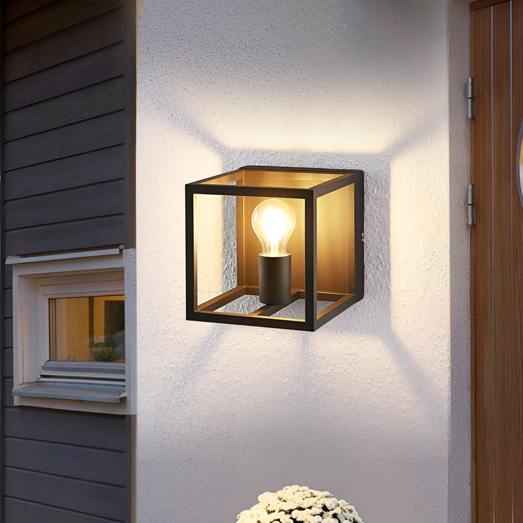 Square Frame Decorative Modern Wall Light Fixture