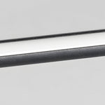 Black Long Vertical Linear Led Pendant Light