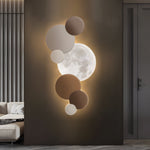 Lunar Glow Round Led Wall Sconce