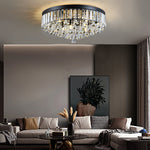 19 Round Crystal Pendants Led Ceiling Lights Fixture Ceiling Lamp