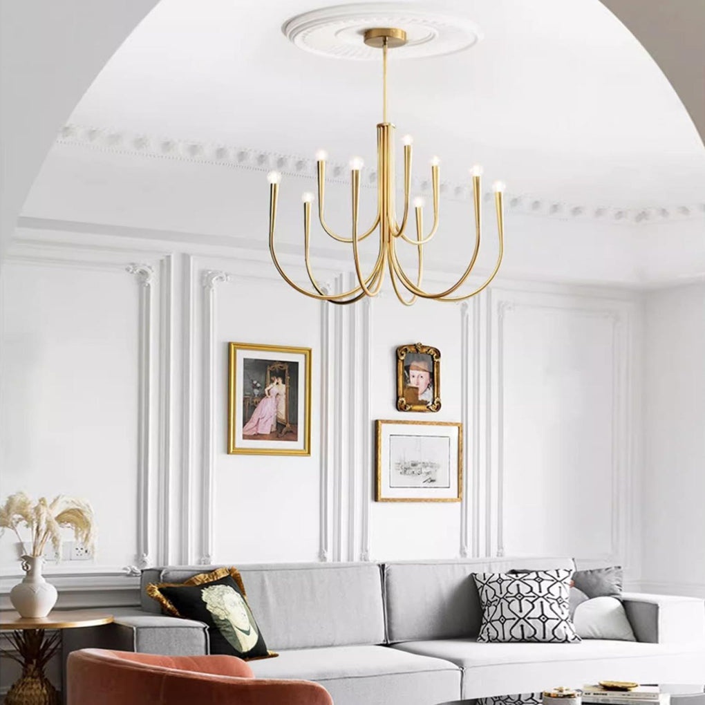 Retro Candlelight Chandelier Ha091593