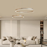 Modern Circular 2 3 Light C Shape Suspension Ceiling Lamp