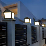 Cottage Shaped Modern Solar Fence Post Lights Li002306