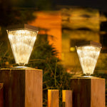 Ripple Solar Post Lights – Dimmable LED Garden & Pathway Lamps