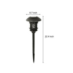 Waterproof Round Hollow Solar Lawn Light Li002451