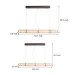 Led Crystal Linear Suspension Lamp Long Island Lighting