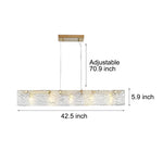 Minimalist Long Strip Chandelier Ha097857