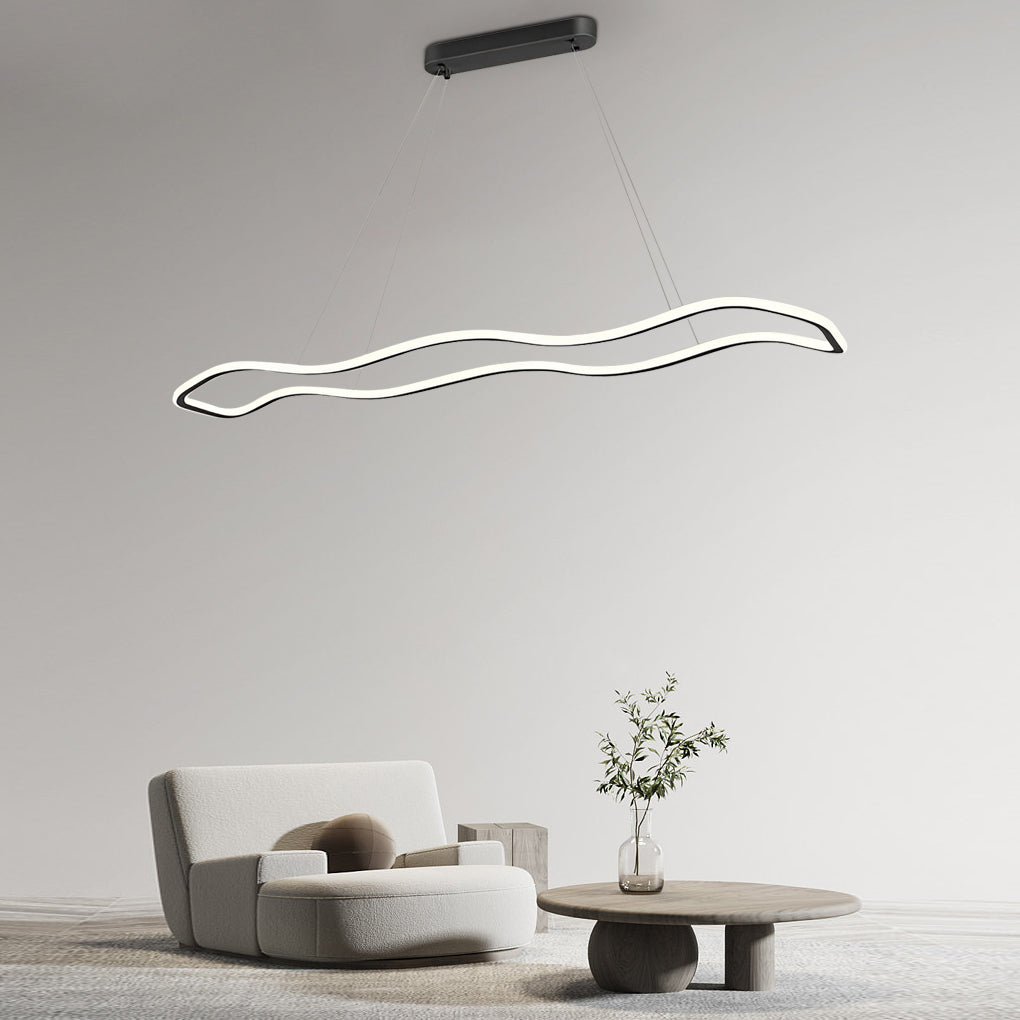 Long Waves Circular Design Pendant Light Li002069