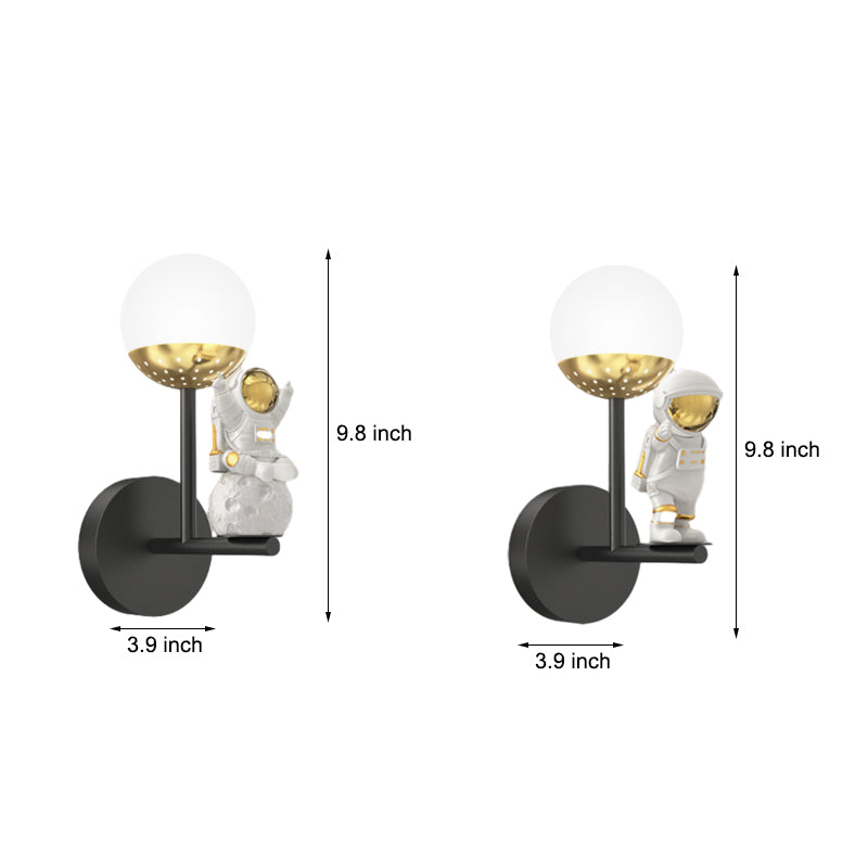 Moon Astronaut Decor Wall Lights Ha098345