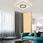 Square Round Led Anti Glare 3 Step Dimming Modern Ceiling Lights Fixture