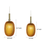 Glass Luxury Modern Pendant Light Ha095636