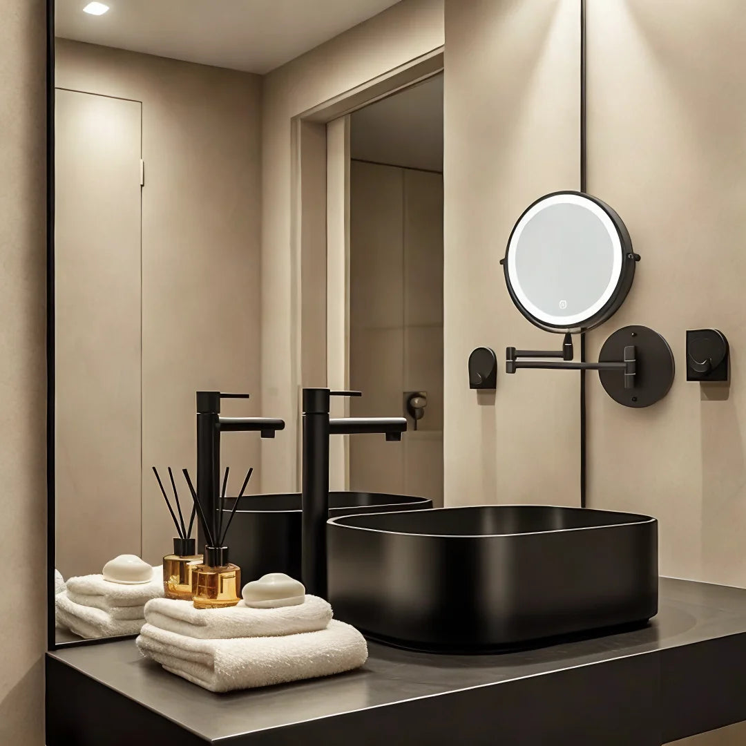 Three Tone Dimming Wall Mounted Makeup Mirror
