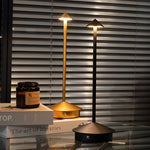 11 41 Inch Cordless Small Cute Mushroom Top Pina Table Lamp