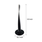 Minimalist Twisted Flast Column Led Art Iron Acylic Table Lamp