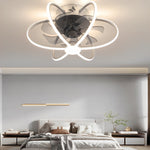 Flower Bladeless Ceiling Fans With Remote Ha082877