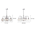 4 5 Lights Nordic Chandelier Ha097842