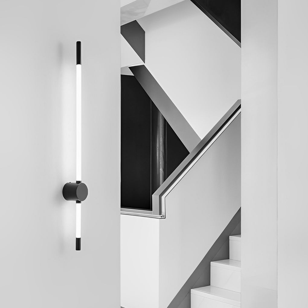 Modern LED Wall Sconce with Acrylic Shade in Black or Bronze