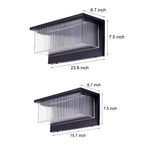 Rectangular Modern Solar Wall Light Li002504