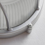 1 Light Retro Industrial Oval Round Outdoor Wall Lights Wall Lamp