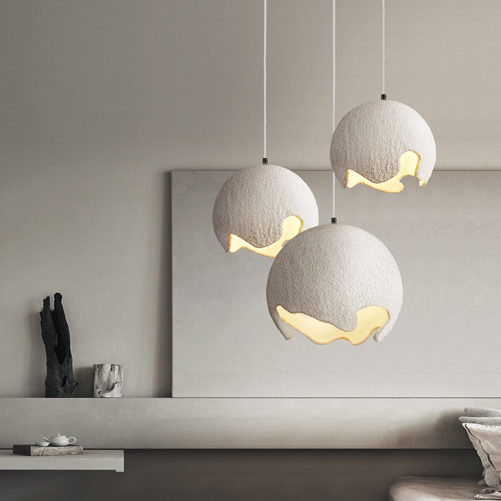 Ball Japanese Style Pendant Light Ha089349