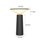 Rotatable Led Torch Downlight Table Lamp With Usb Charging