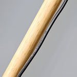 59 Inch Wood And Metal Arc Led Task Floor Lamp