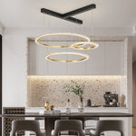 2 3 Rings Three Step Dimming Creative Modern Ceiling Lights Fixture Chandelier