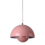 1 Light Metal Mushroom Nordic Flowerpot Pendant Light