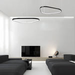 Black 1 2 3 Light Triangle Ring Chandelier