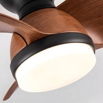 22 31 3 Blades Cute Space Saving Ceiling Fan Light With 6 Speed Remote Control
