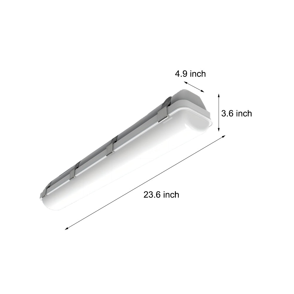 23 Inch White Linear Vapor Tight Led Light
