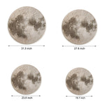 Round Moon 3D Sandstone Painting Usb Voice Control Decorative Painting