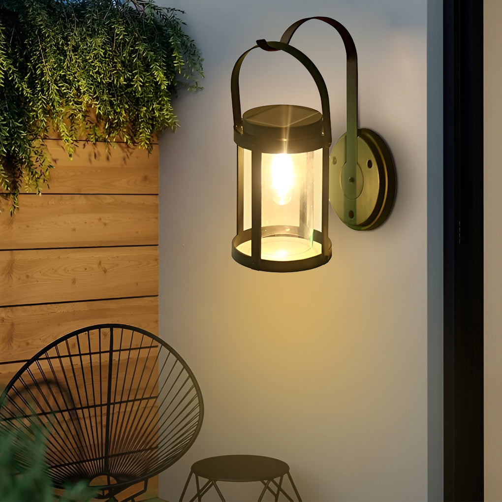 Lumière Portable Lantern Wall Sconce – Modern Solar LED Outdoor Lighting