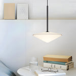 Simple Glass Iron Ufo Ball Led Decorative Postmodern Chandeliers Lamp