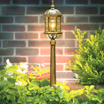 Golden European LED Pathway Lamp for Garden and Courtyard