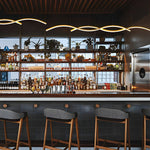 Wavy Lines Kitchen Ceiling Lamp Ha082788