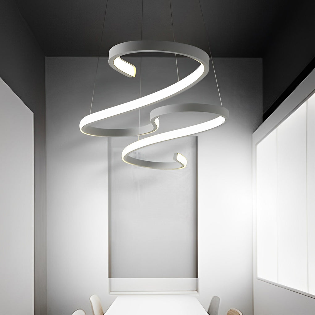 Wavy Lines Pendant Light Ha081690