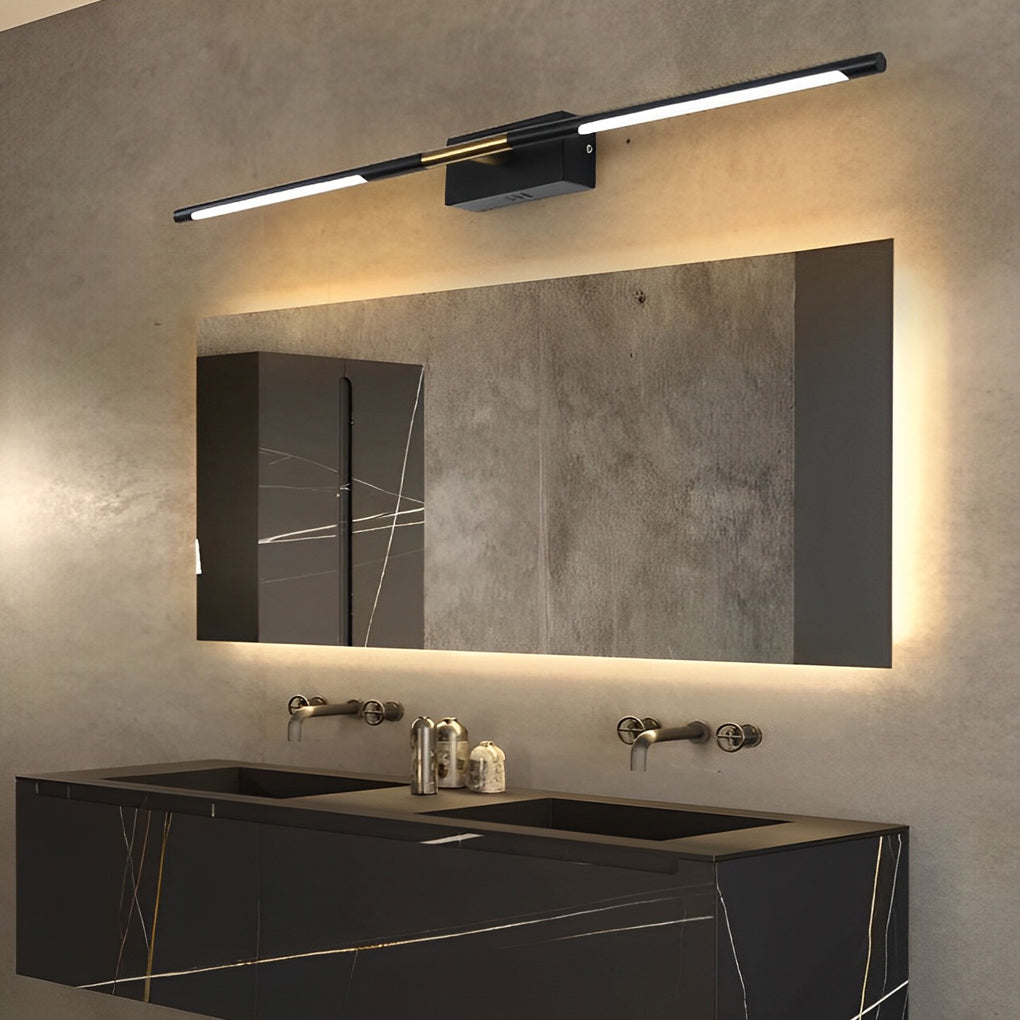 Black Gold Linear Led Bathroom Vanity Light Bar