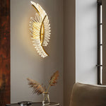 Leaves Feathers Led Wall Lamp Ha084517