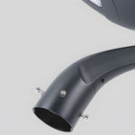 Black Round Modern Outdoor Led Solar Post Street Light