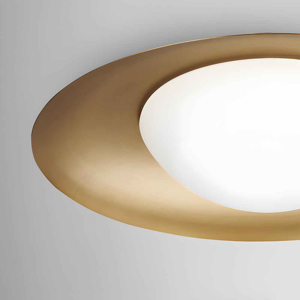 1 Light Round Led Flush Mount Ceiling Light