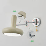Creative Glass Swing Arm 3 Step Dimming Dimmable With Remote Wall Lamp