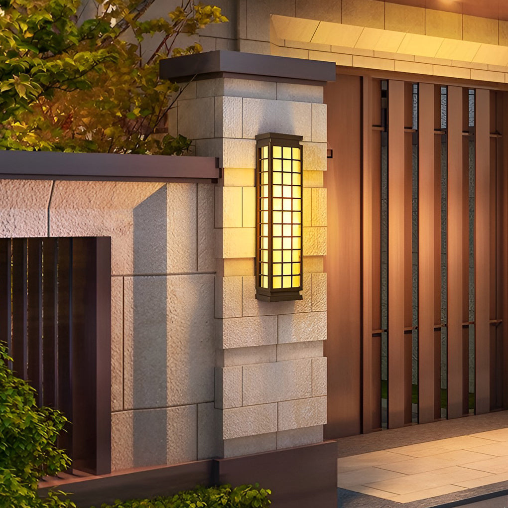 Classic Rectangular Vintage Outdoor Wall Light